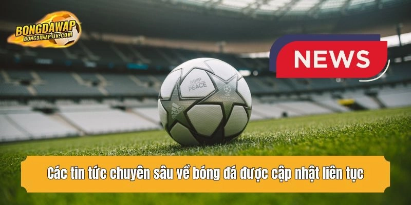 Các tin tức chuyên sâu về bóng đá được cập nhật liên tục