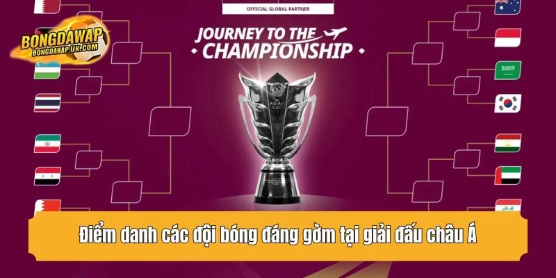 Điểm danh các đội bóng đáng gờm tại giải đấu châu Á